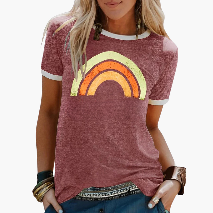 Good Vibes Grafik-T-Shirt - für Frauen im Casual-Stil