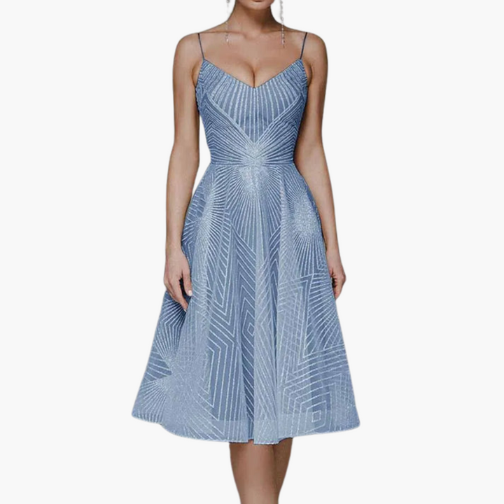 Elegantes Abendkleid für Damen mit Pailletten – Party Look