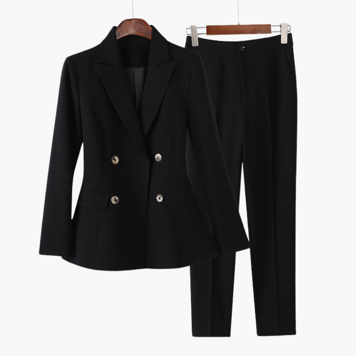 Zweiteiliger Damenanzug mit Blazer und Hose