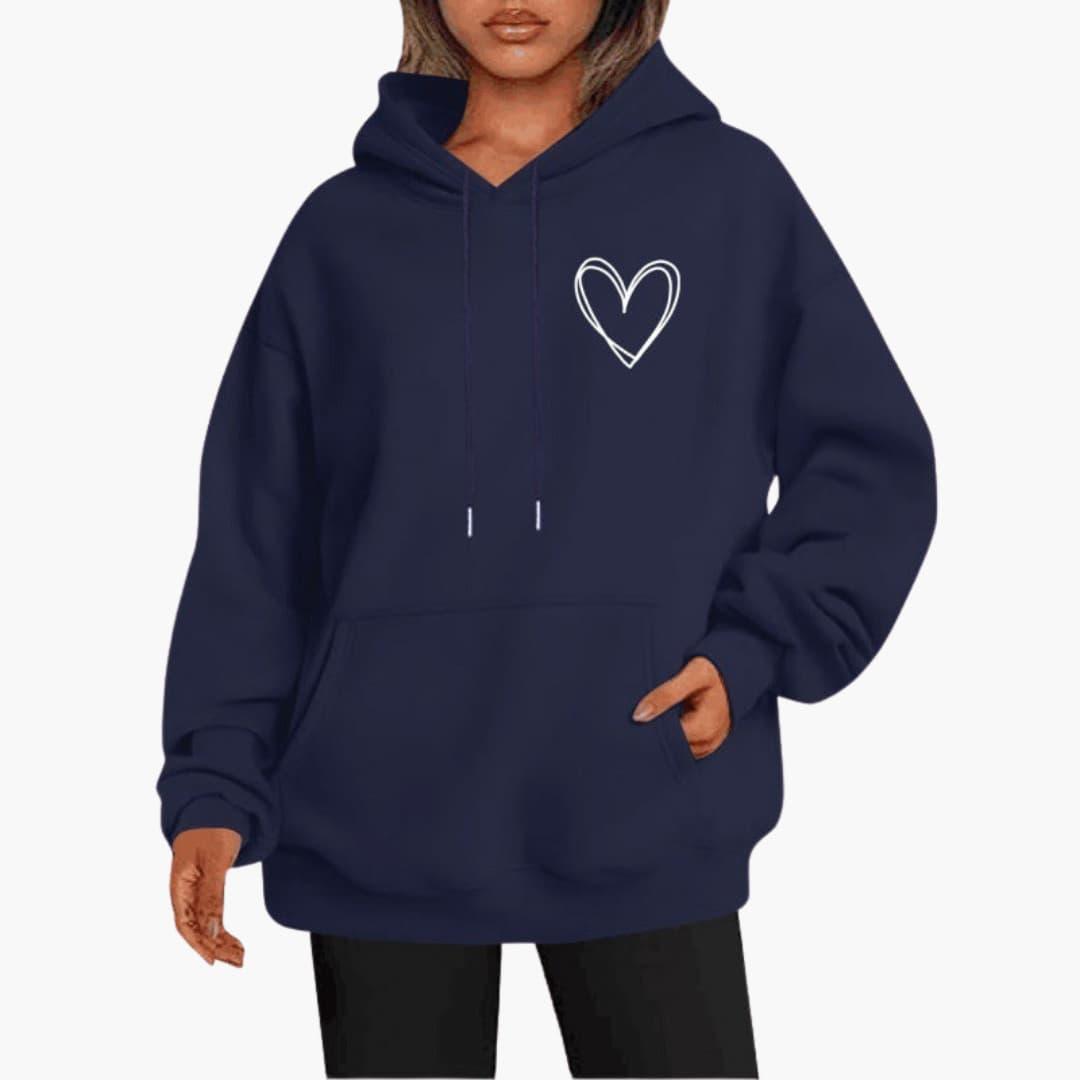 Bequemer Hoodie für jeden Tag für Damen - SchmiedeMode