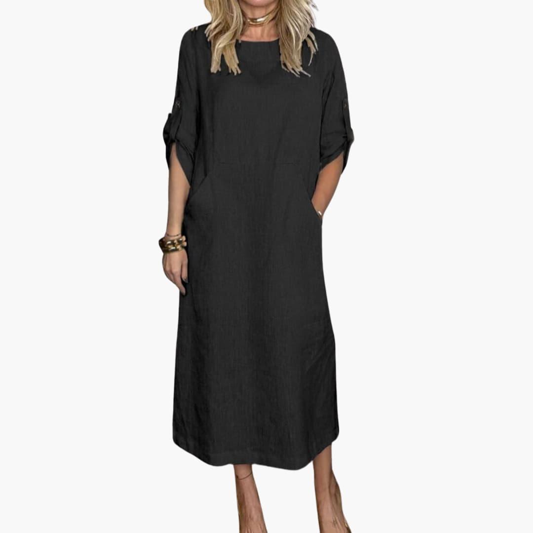 Bequemes Midi-Sommerkleid Damen - SchmiedeMode