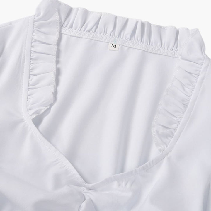 Spitzenakzent Dirndl kleid für Damen - Oktoberfest 2025