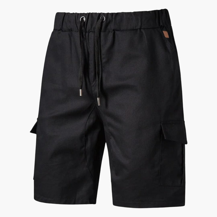 Herren Sommer Cargo Shorts mit Taschen und Kordelzug