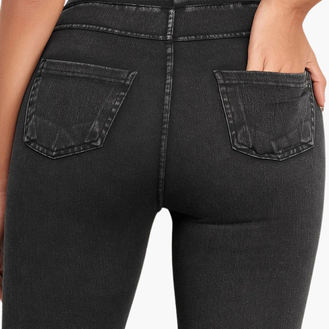 Damen Jeggings mit hohem Bund und schmalem Bein