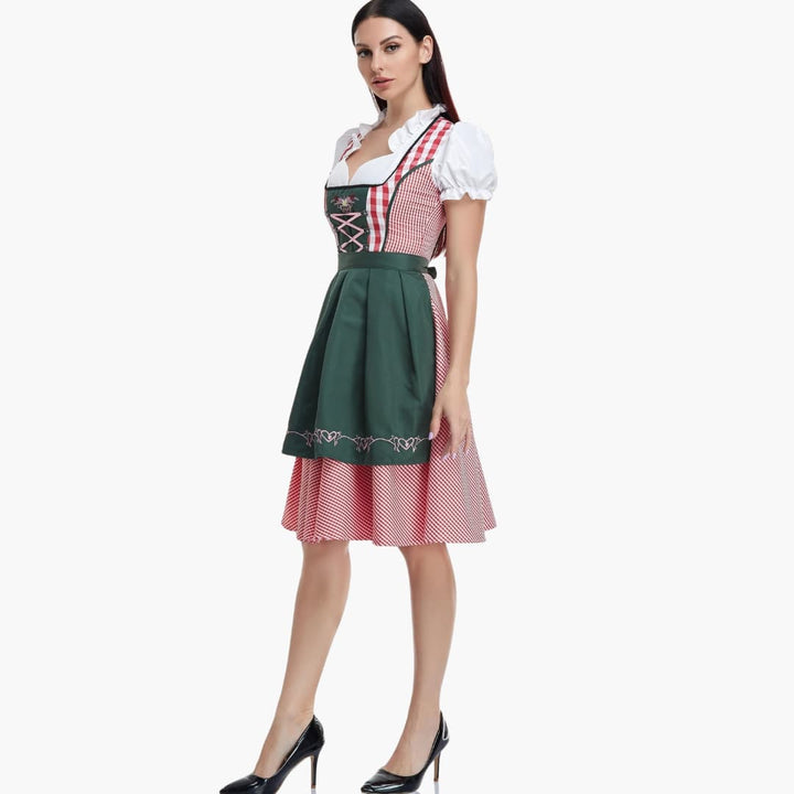 Dirndl kleid mit Schürze für Damen - Oktoberfest 2025