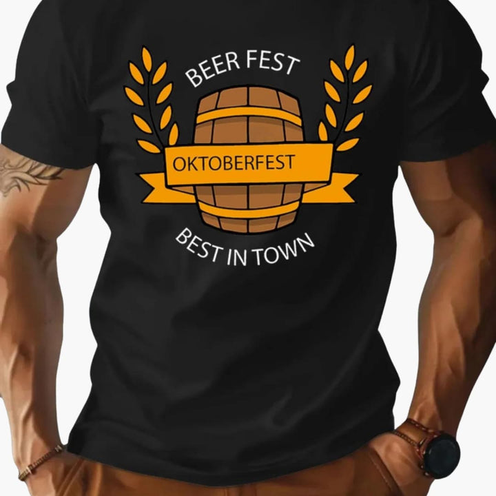 Bedrucktes T-Shirt für Herren - Oktoberfest 2025