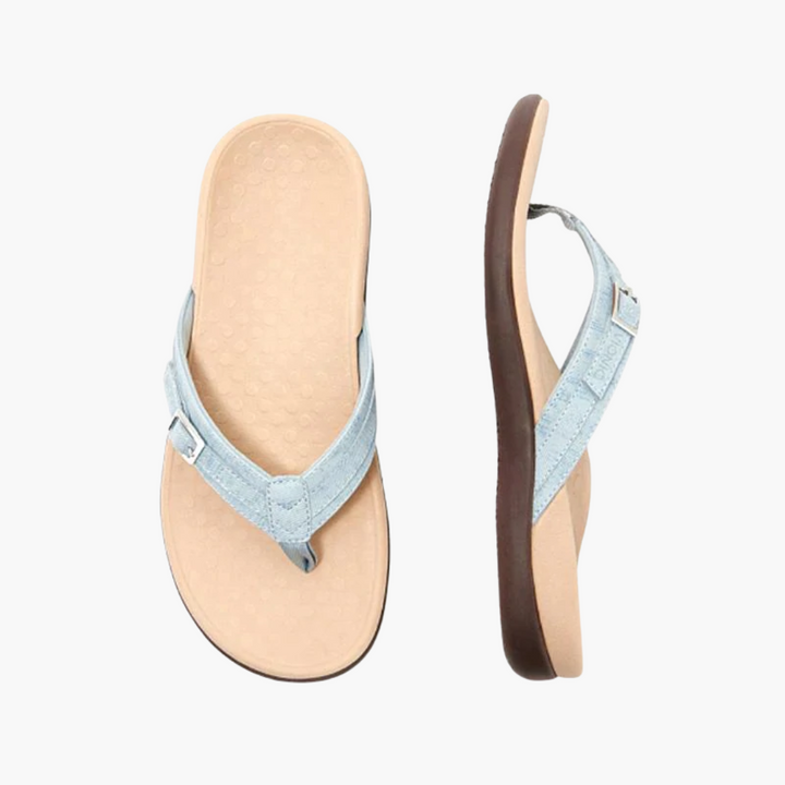 Zehentrenner Damen – Bequeme Flip Flops mit ergonomischem Fußbett