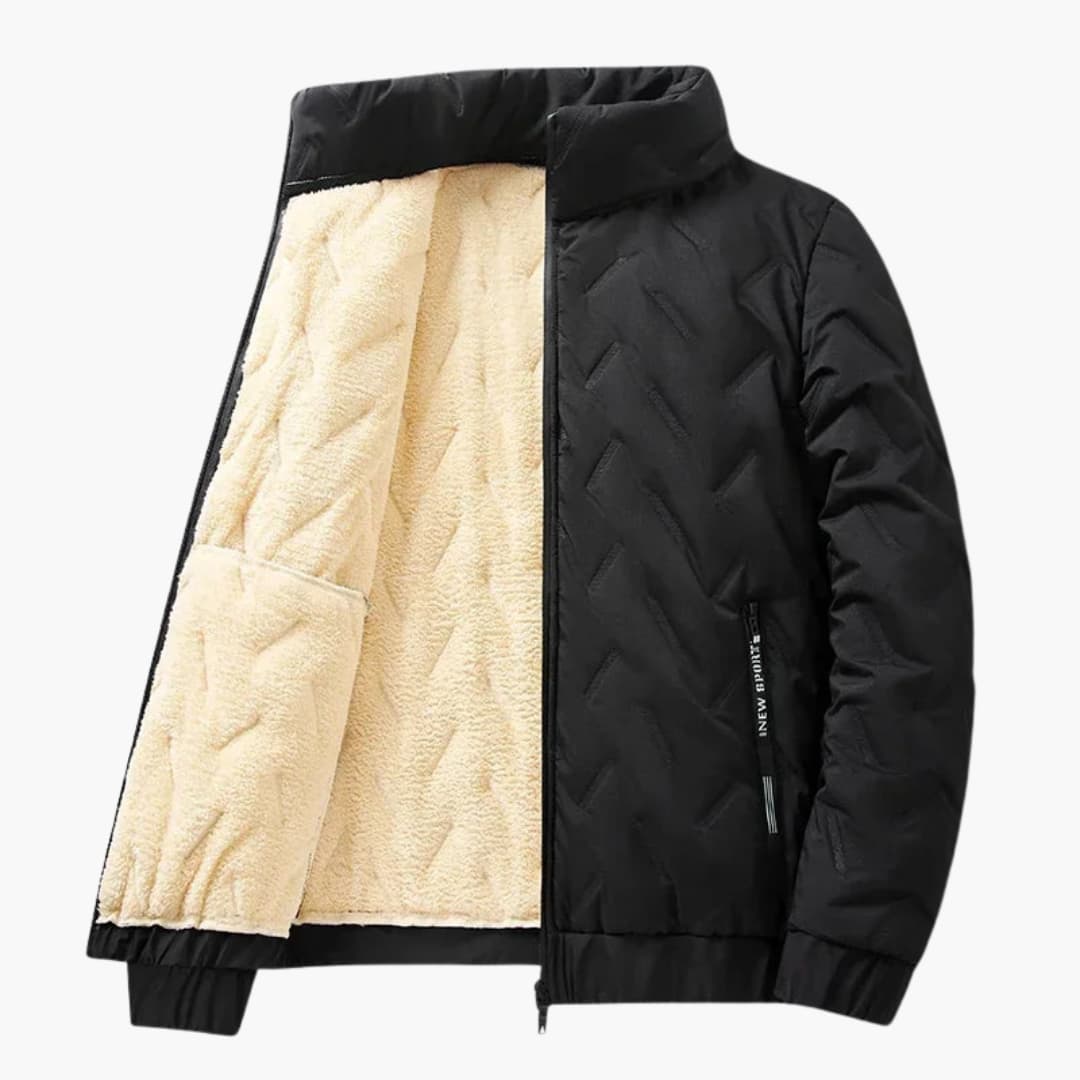 SkiJacke für Herren mit Reißverschluss und gefüttertem Innenfutter