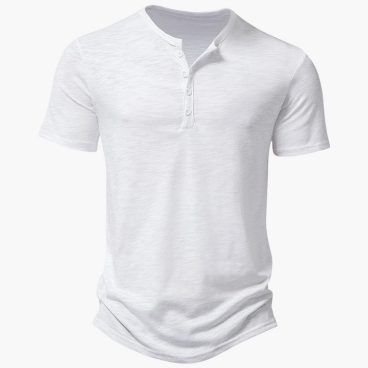 Bequemes Henley-Shirt für Herren – kurzärmelig & sommerlich