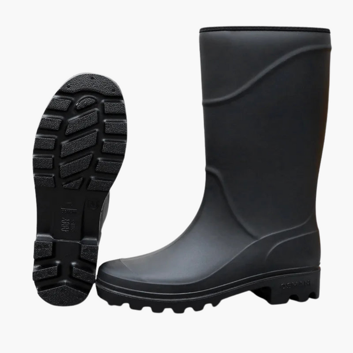 Herren Gummistiefel mit hohem Schaft und profilierter Sohle