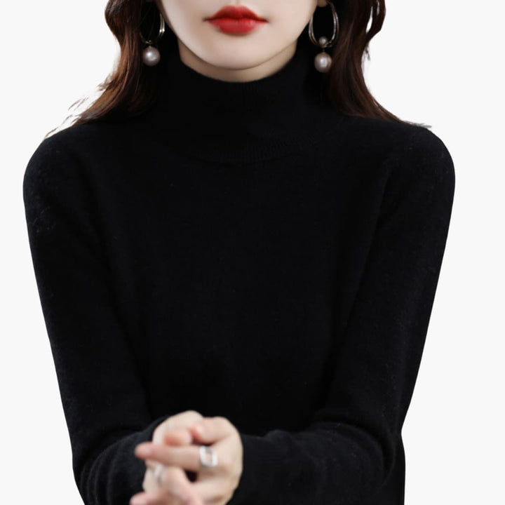 Rollkragen Strickpullover für Damen