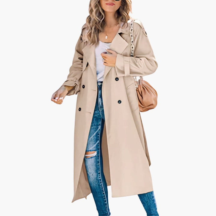 Doppelreihiger Trenchcoat für Damen