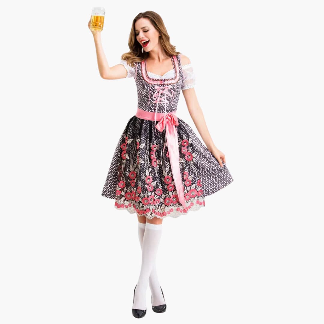 Traditionelles Dirndl kleid für Damen - Oktoberfest 2025