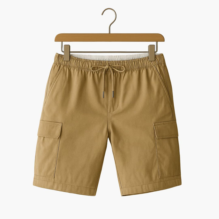Herren Cargo Shorts mit Kordelzug und Seitentaschen