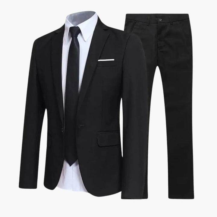 2-teiliges Anzug Set - Slim Fit Herrenanzug für Business Look - SchmiedeMode