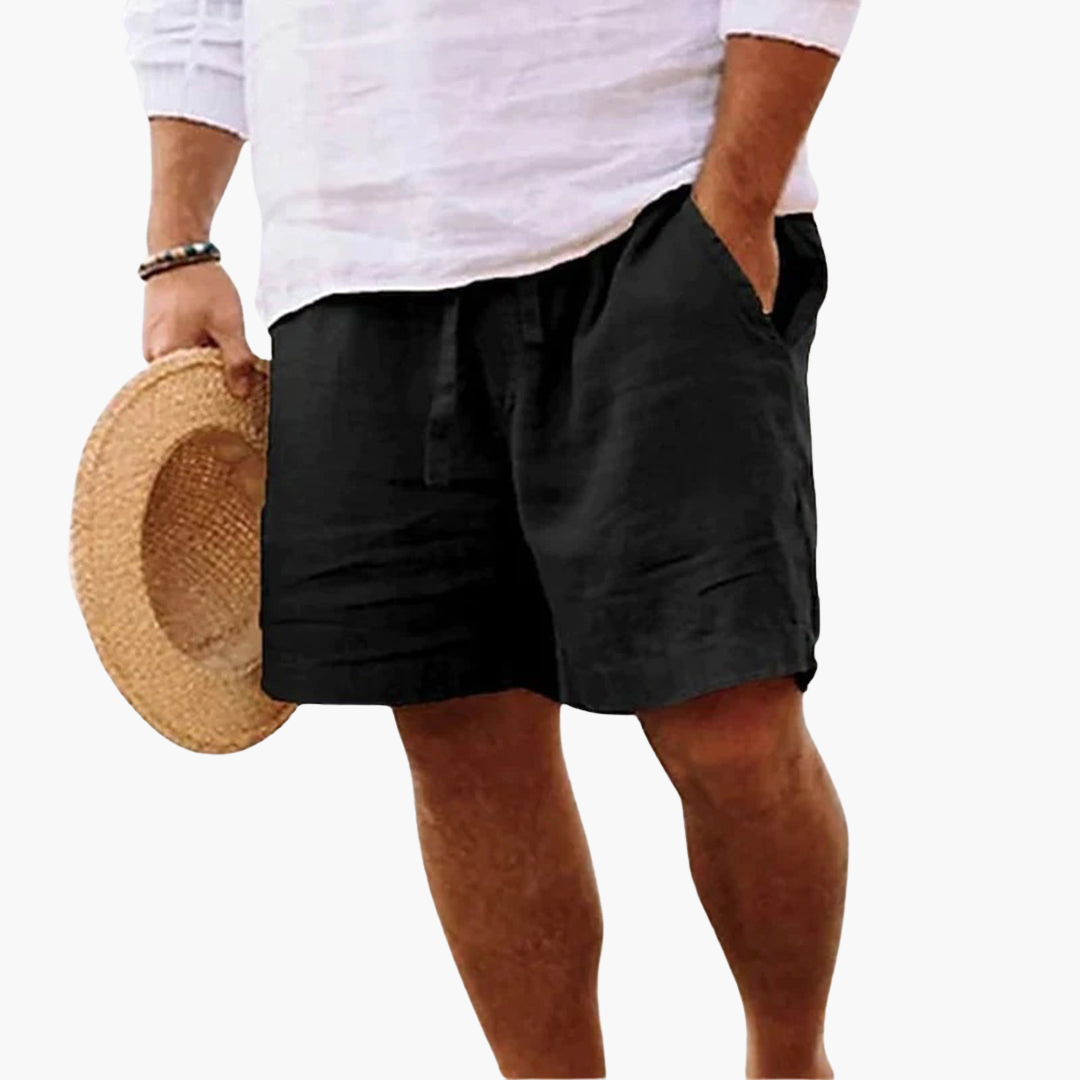 Männer Sommer-Shorts mit Kordelzugbund und Seitentaschen