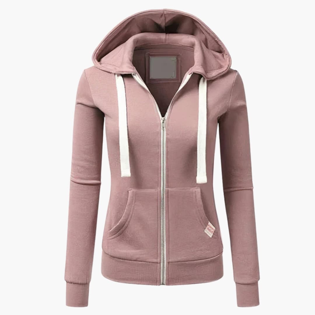 Damen Kapuzenpullover mit Reißverschluss Hoodie für den Alltag
