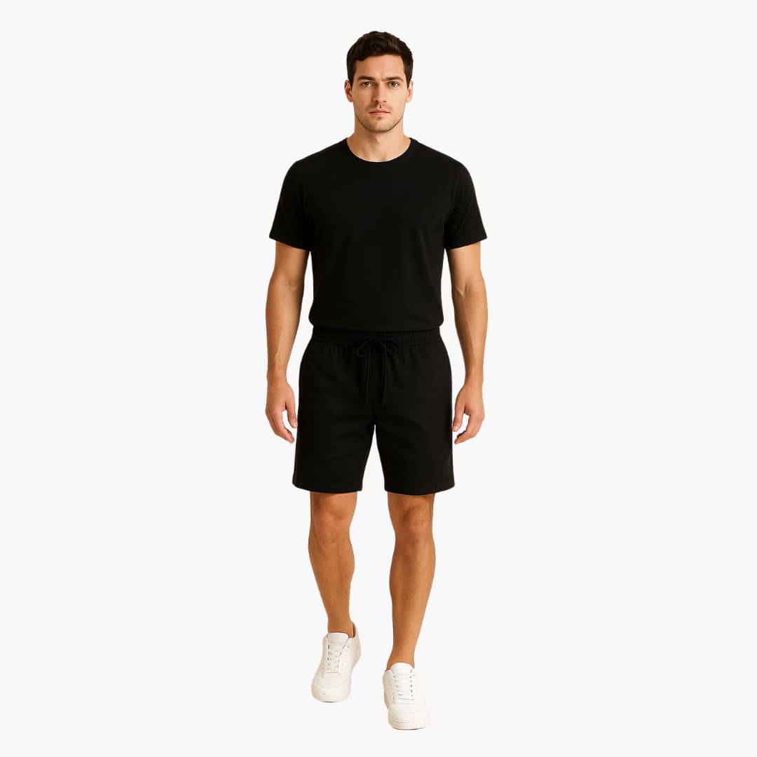 Herren Sommer Shorts mit Kordelzug und Seitentaschen