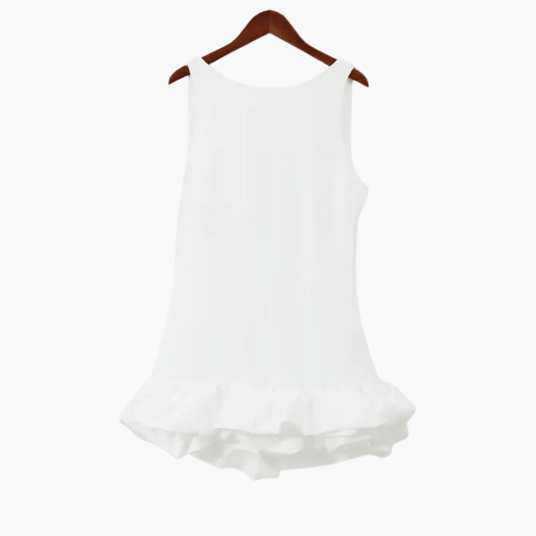 Schickes und fließendes Rüschenkleid für Frauen - SchmiedeMode