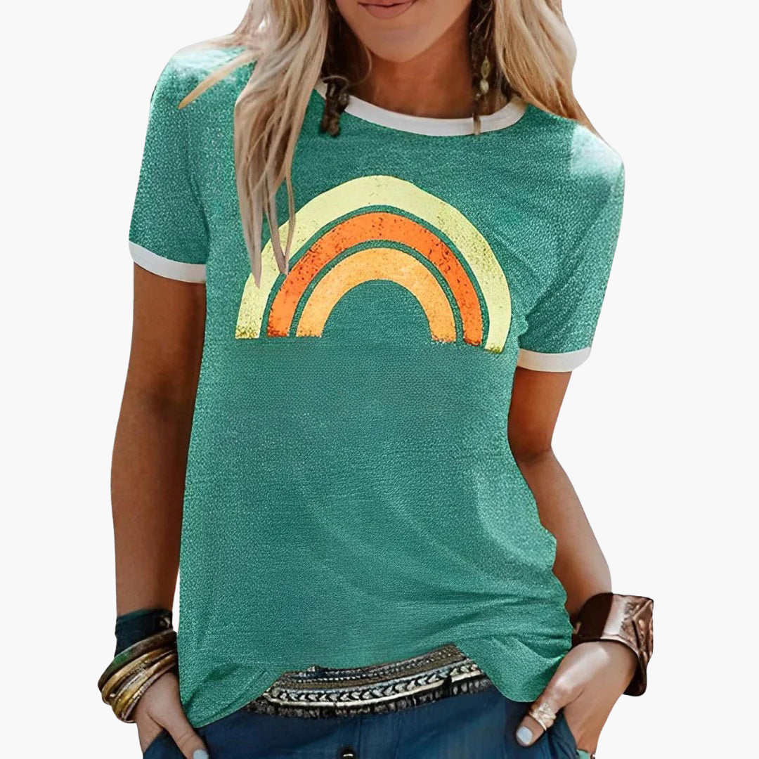Good Vibes Grafik-T-Shirt - für Frauen im Casual-Stil