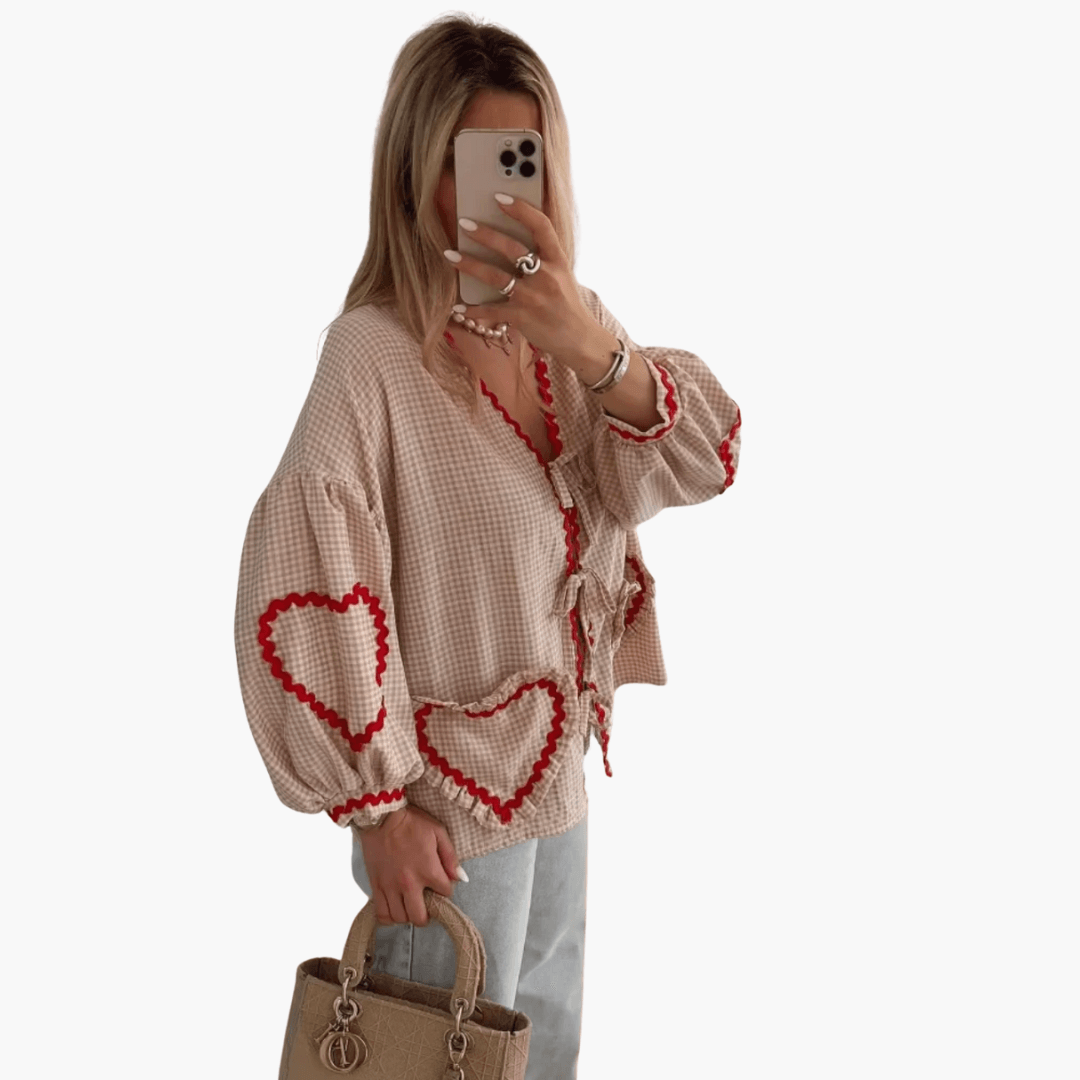 Stilvolles und schickes besticktes Top für Frauen - SchmiedeMode