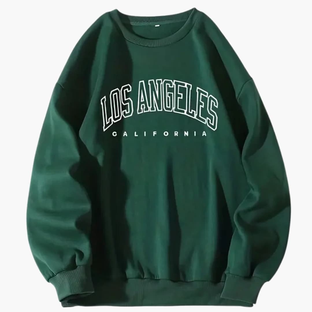 Unisex Sweatshirt mit Rundhalsausschnitt und Rippbündchen