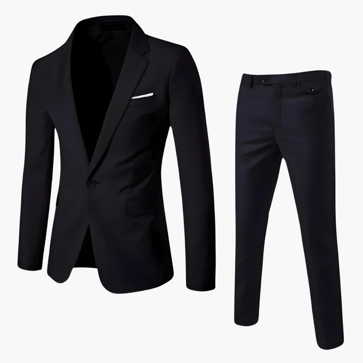 Slim Fit Anzug-Set für Herren mit Blazer und Hose