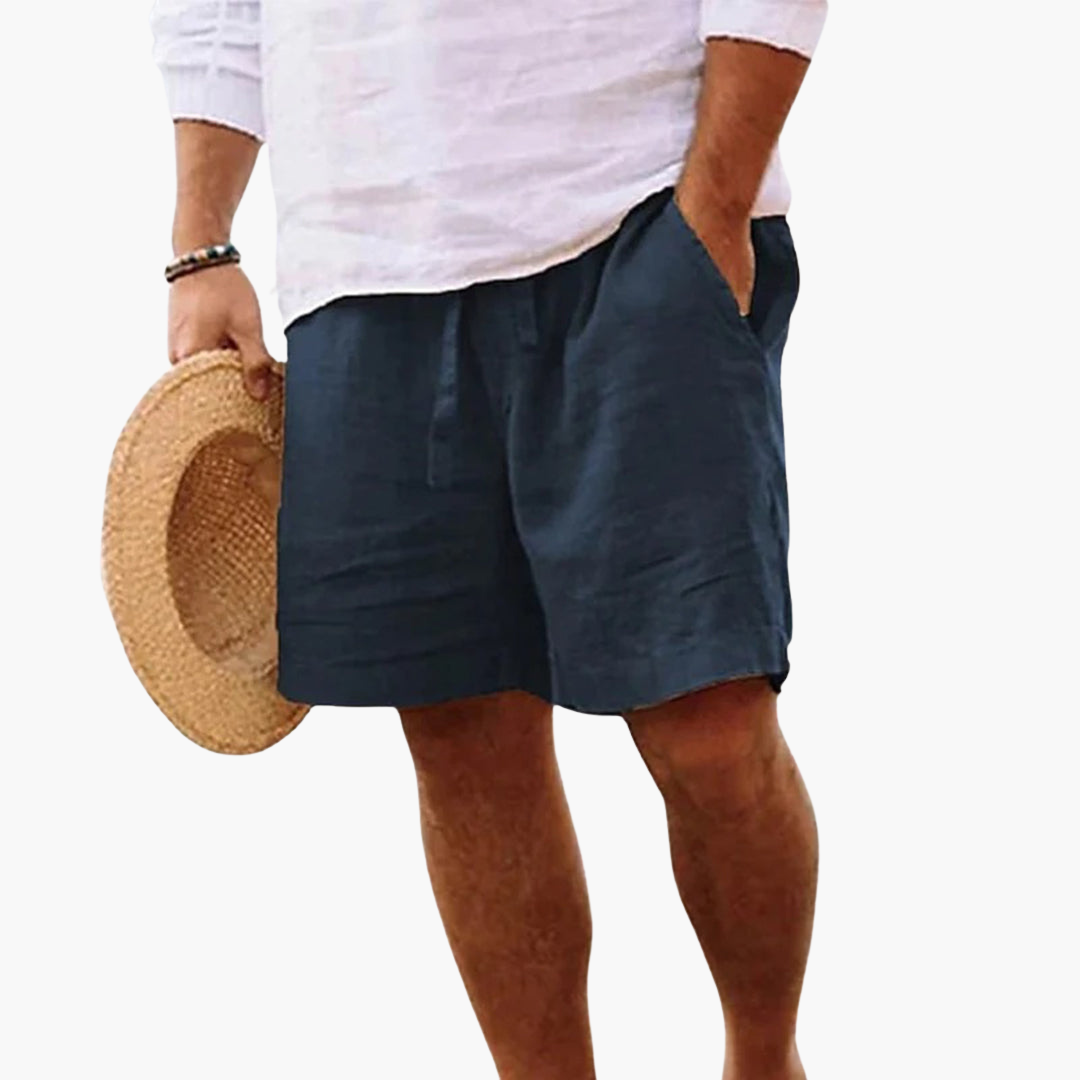 Männer Sommer-Shorts mit Kordelzugbund und Seitentaschen
