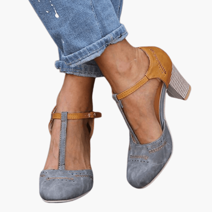 Bequeme orthopädische Absatzschuhe für Frauen - SchmiedeMode