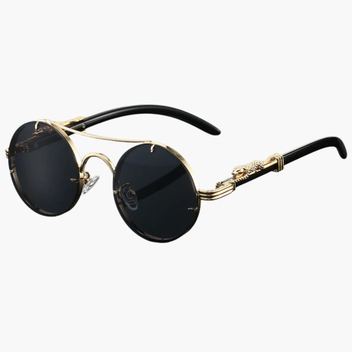 Damen Sonnenbrille mit Rundgläsern und UV-Schutz für alle Jahreszeiten