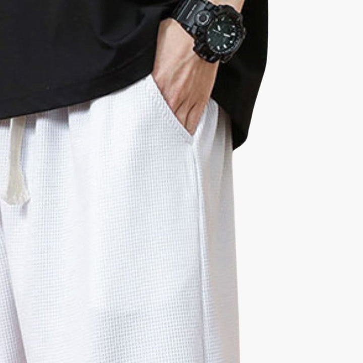 Herren Shorts knielang mit Seitentaschen für den Sommer