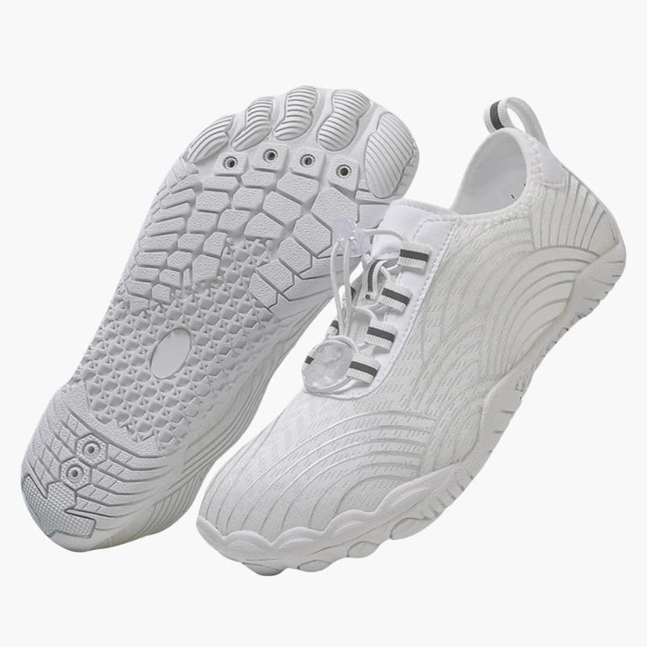 Unisex Outdoor Barfuß schuhe mit elastischem Verschluss und rutschfester Sohle