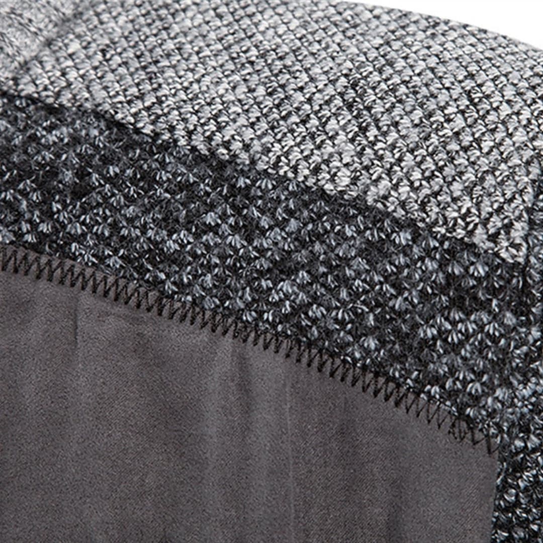 Herren Strickjacke mit Reißverschluss und Rippbund