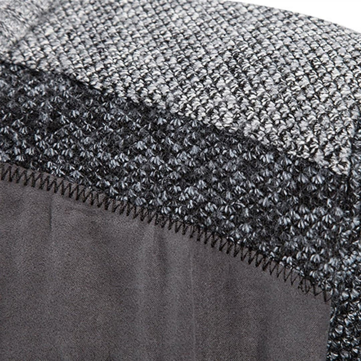 Herren Strickjacke mit Reißverschluss und Rippbund