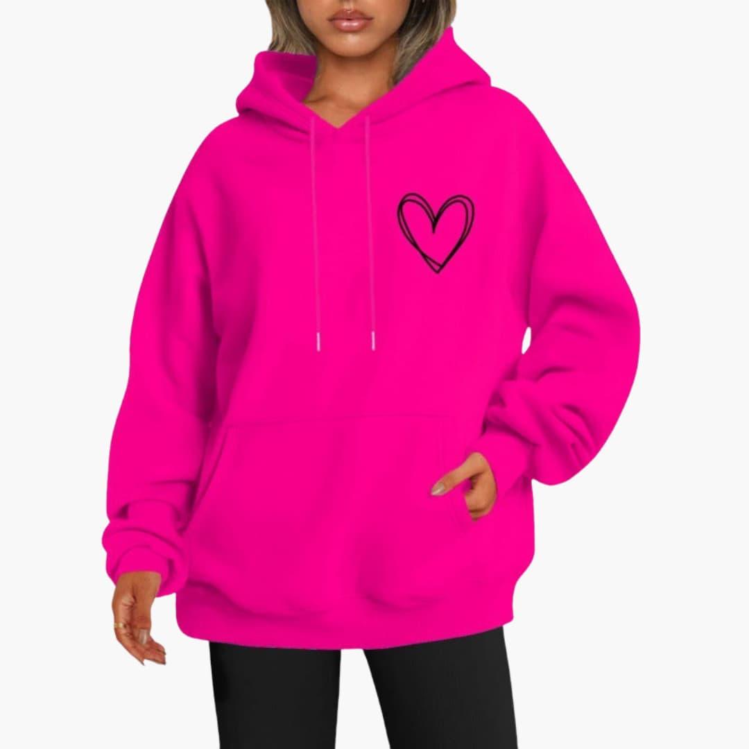 Bequemer Hoodie für jeden Tag für Damen - SchmiedeMode