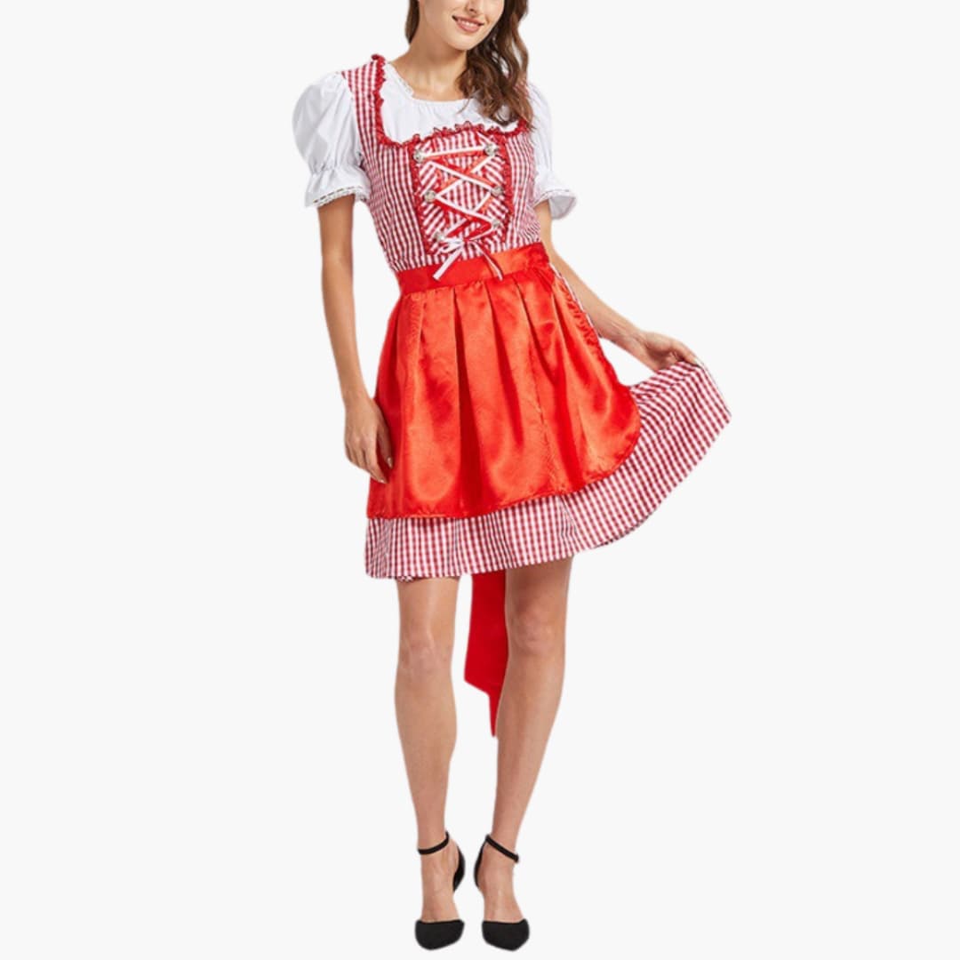 Elegantes Dirndl kleid für Damen - Oktoberfest 2025