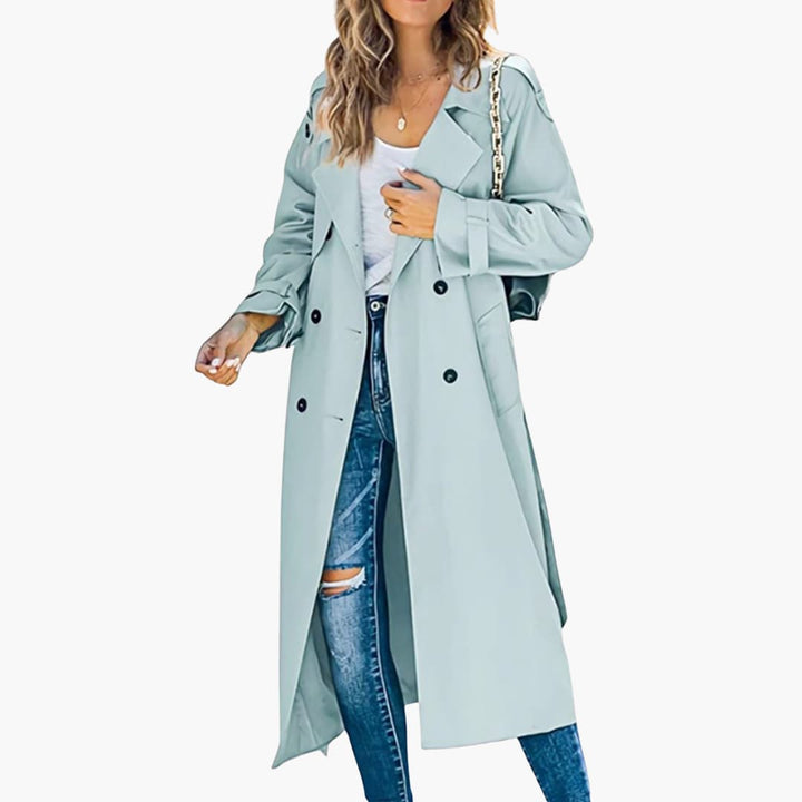 Doppelreihiger Trenchcoat für Damen