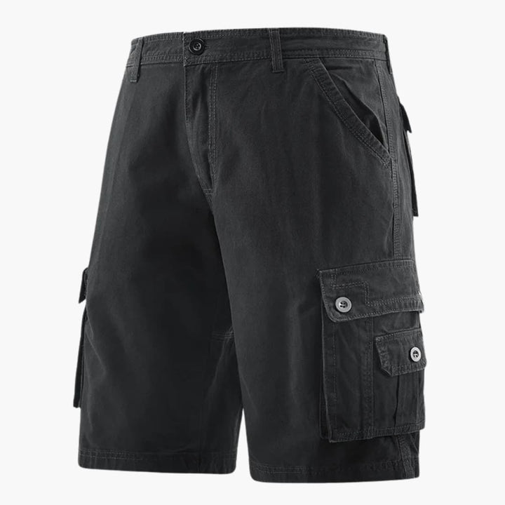 Herren Sommer Cargo-Shorts mit elastischem Bund und Taschen