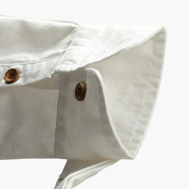 Stehkragen Hemd für Herren - Minimalistisch, Elegant & Casual