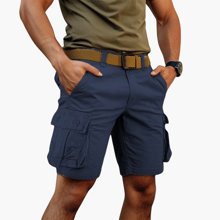 Herren Cargo Shorts mit Reißverschluss und vielen Taschen