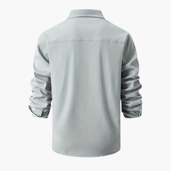 Premium-Langarmhemd für Männer - SchmiedeMode