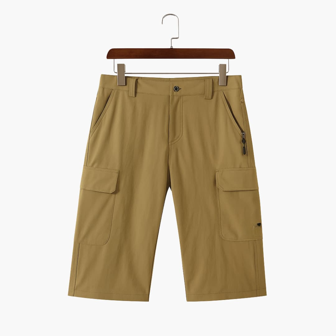 Herren Bermuda Cargo Shorts mit Taschen für Sommer Outdoor