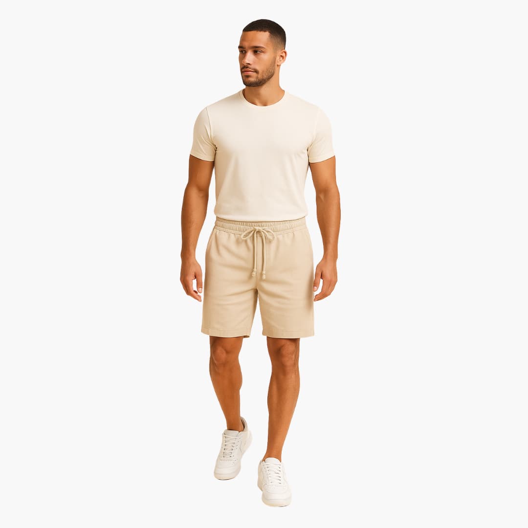 Herren Sommer Shorts mit Kordelzug und Seitentaschen
