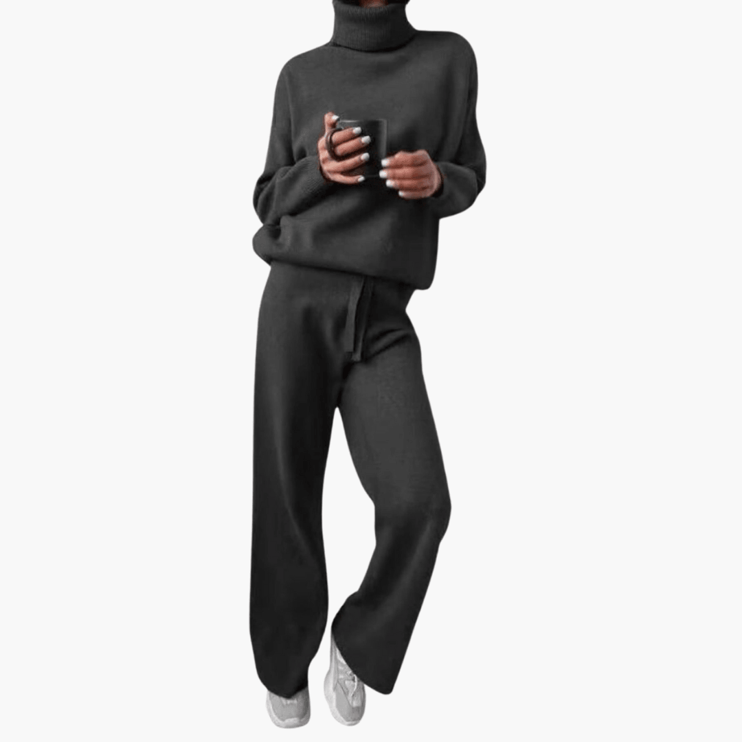 Luxuriöses Rollkragen-Set für Damen - SchmiedeMode