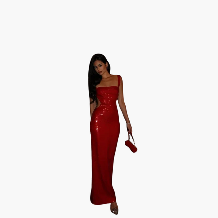 Abendkleid für Frauen - Glamouröses Pailletten Kleid - SchmiedeMode