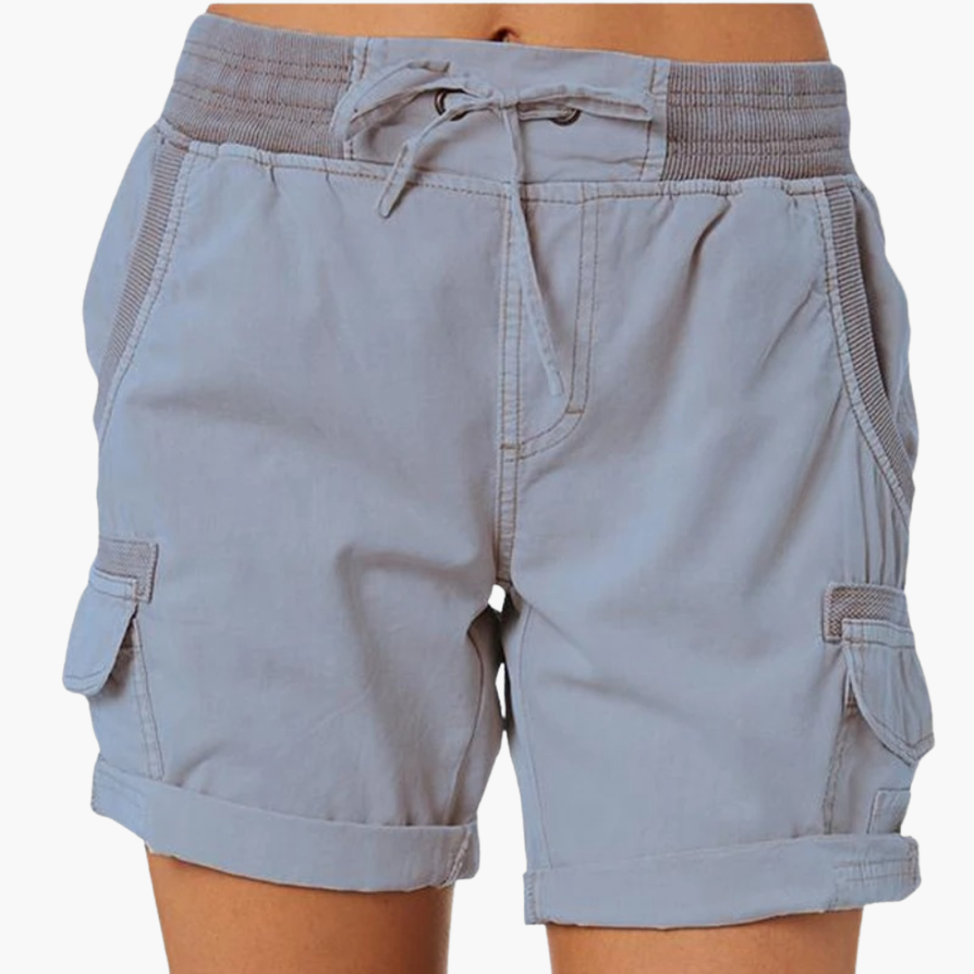 Damen Cargo Shorts mit Kordelzug – Bequem und stilvoll