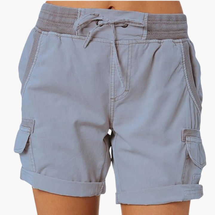 Damen Cargo Shorts mit Kordelzug – Bequem und stilvoll