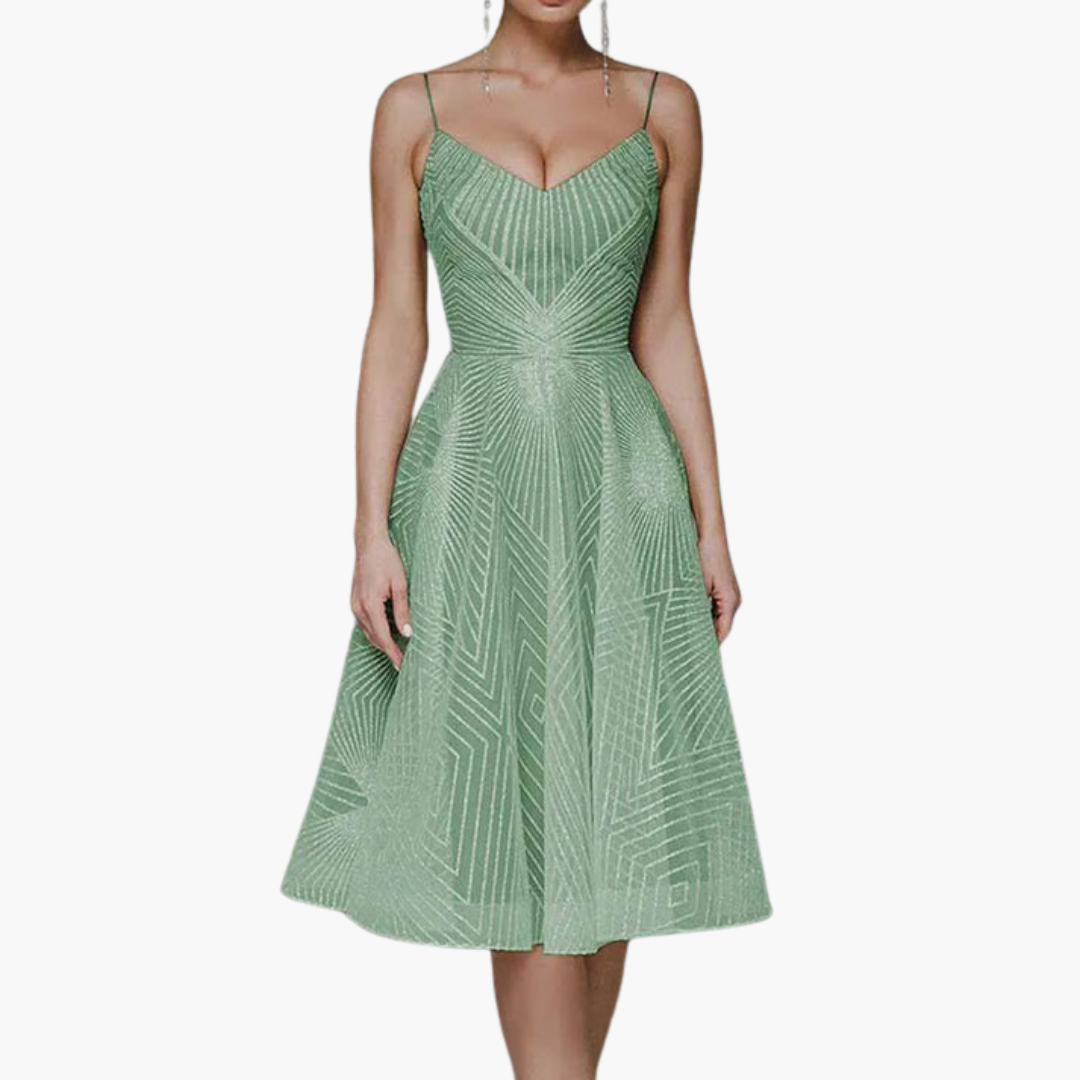 Elegantes Abendkleid für Damen mit Pailletten – Party Look