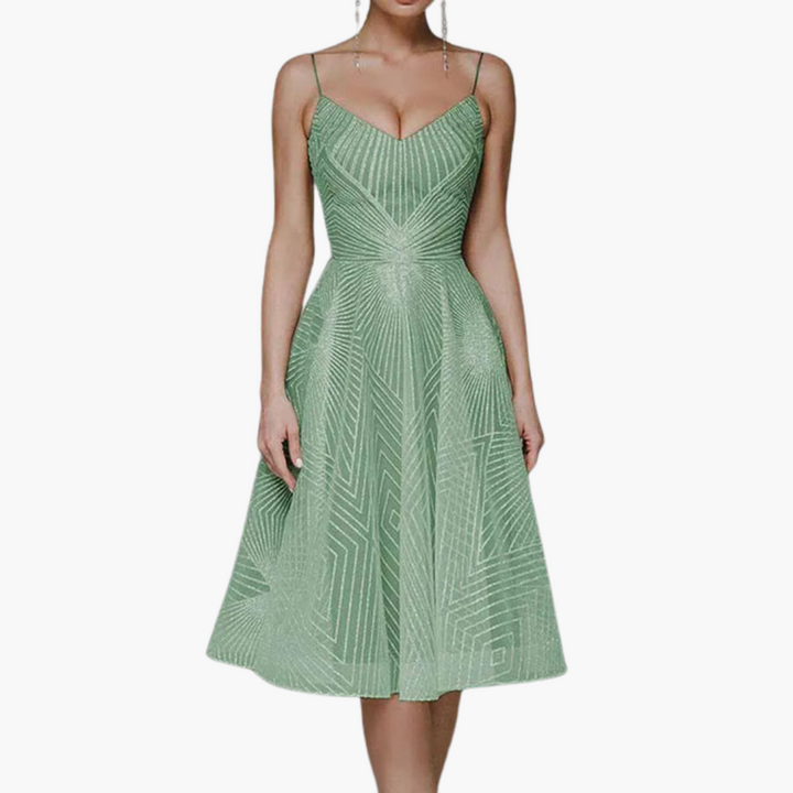 Elegantes Abendkleid für Damen mit Pailletten – Party Look