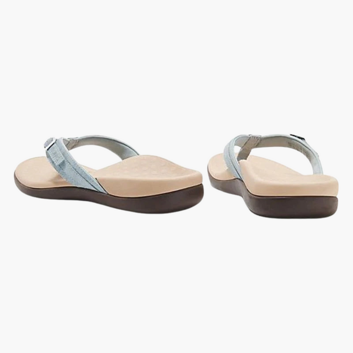 Zehentrenner Damen – Bequeme Flip Flops mit ergonomischem Fußbett